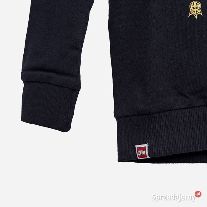 134 Bluza z kapturem Lego Ninjago czarna Szczerbice