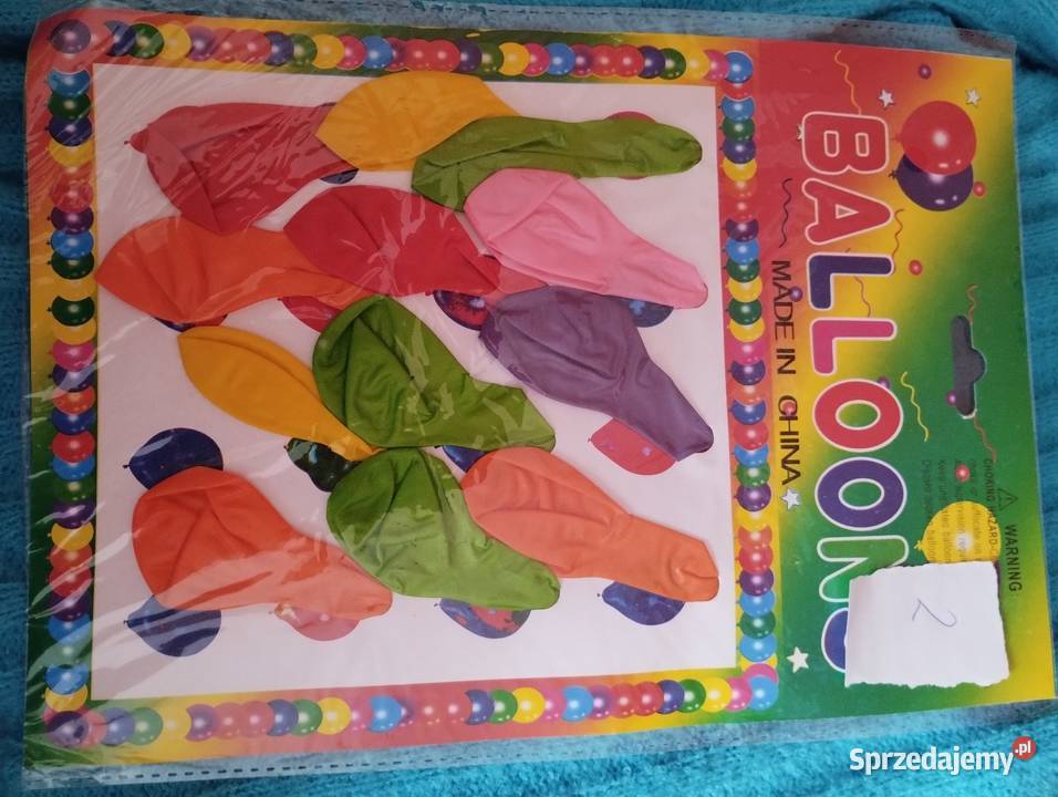 Balony 12 sztuk kolorowe