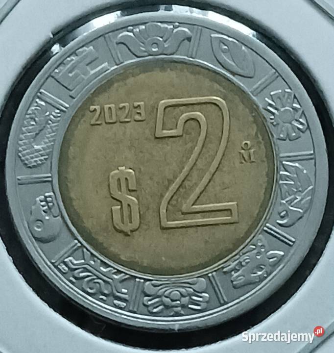 2 Peso Meksyk 2023 r wielkopolskie Konin