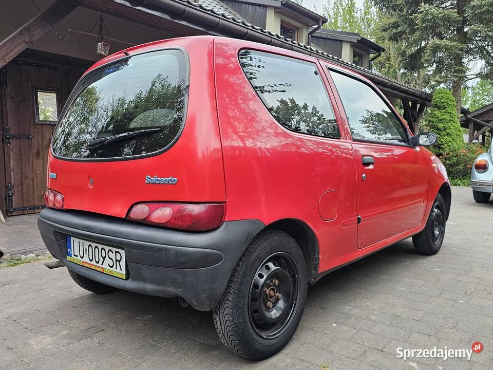 Fiat Seicento 09 benzyna gaz zadbany garażowany Rok produkcji 1999 Sobolew