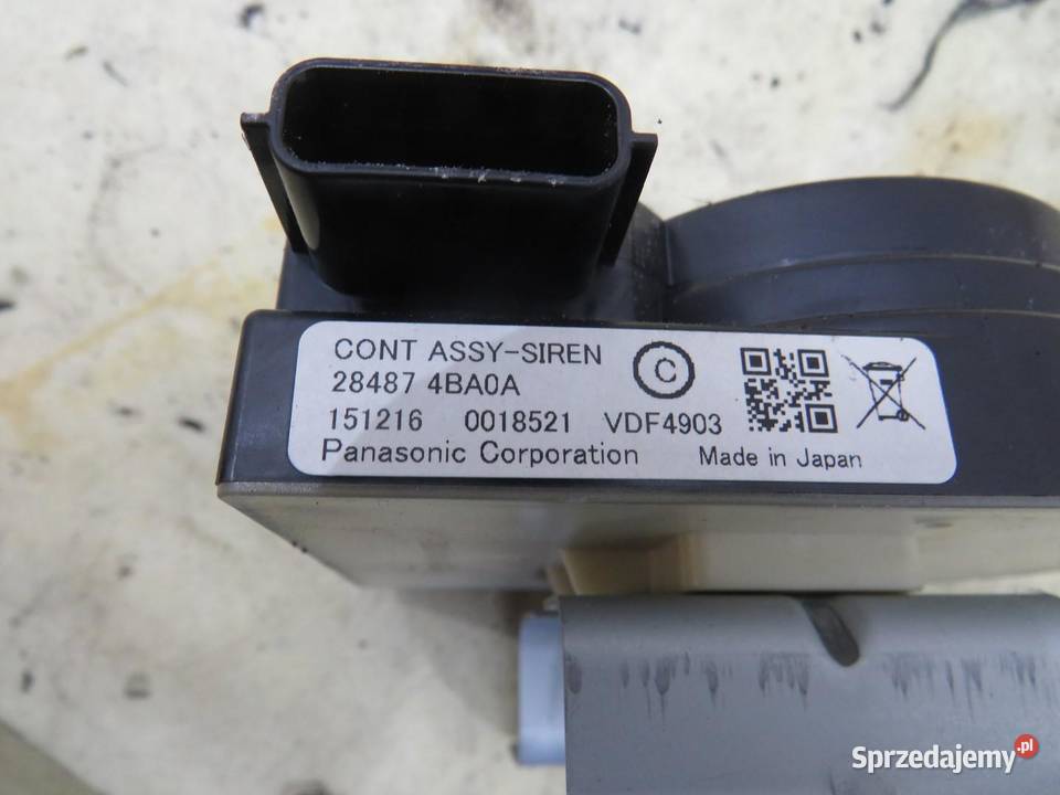 SYRENA ALARMU XTRAIL III T32 284874BA0A