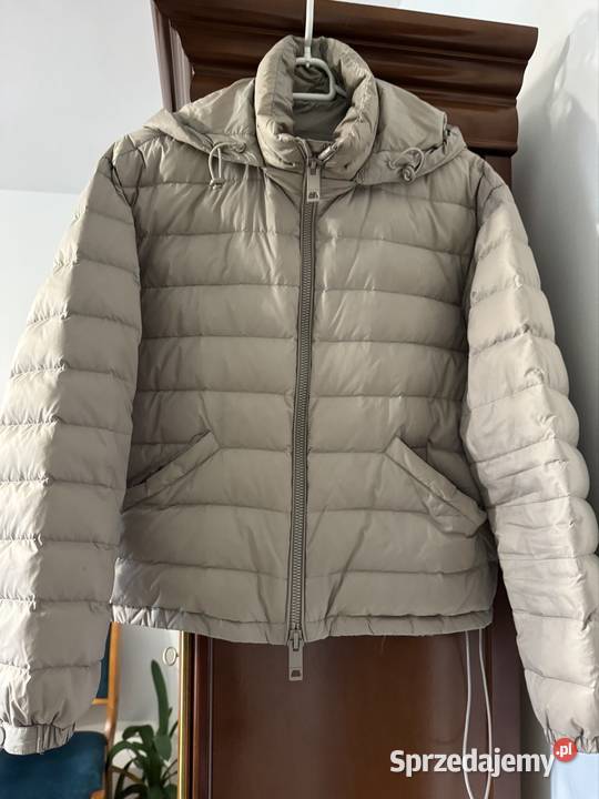 Kurtka puchowa XS Massimo Dutti beżowa z Częstochowa sprzedam