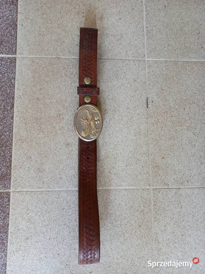 Pas kowbojski skórzany Skóra Warszawa