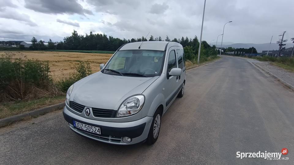 Renault Kangoo 12 16V 75 Expression 2007 ładny elektryczne lusterka Kangoo dolnośląskie