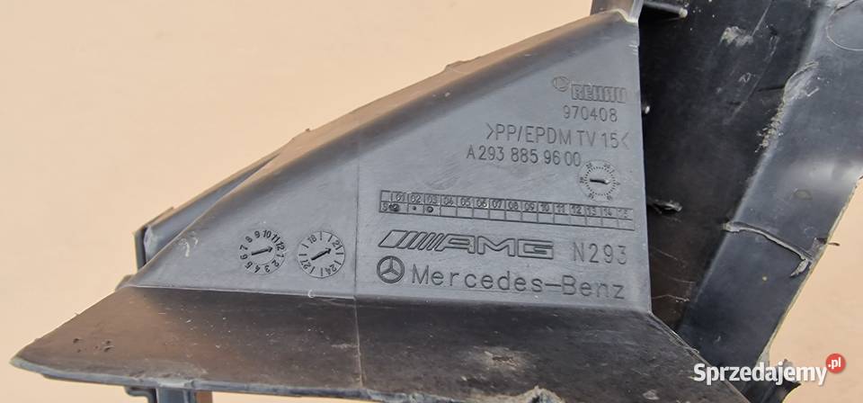 MERCEDES EQC WZMOCNIENIE ABSORBER ZDERZAKA PRZÓD Bieleń sprzedam