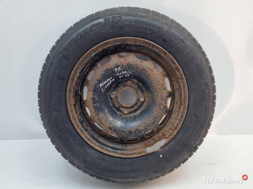 KOŁO ZAPASOWE Peugeot Citroen C3 II zapas felga