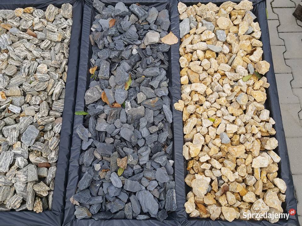 Kamieniie ozdobne grys granitowy Przeździecko-Mroczki