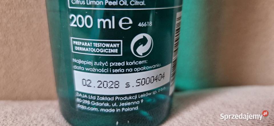 Tonik do twarzy ziaja Oczyszczający Liście Dla kobiet Kraków sprzedam