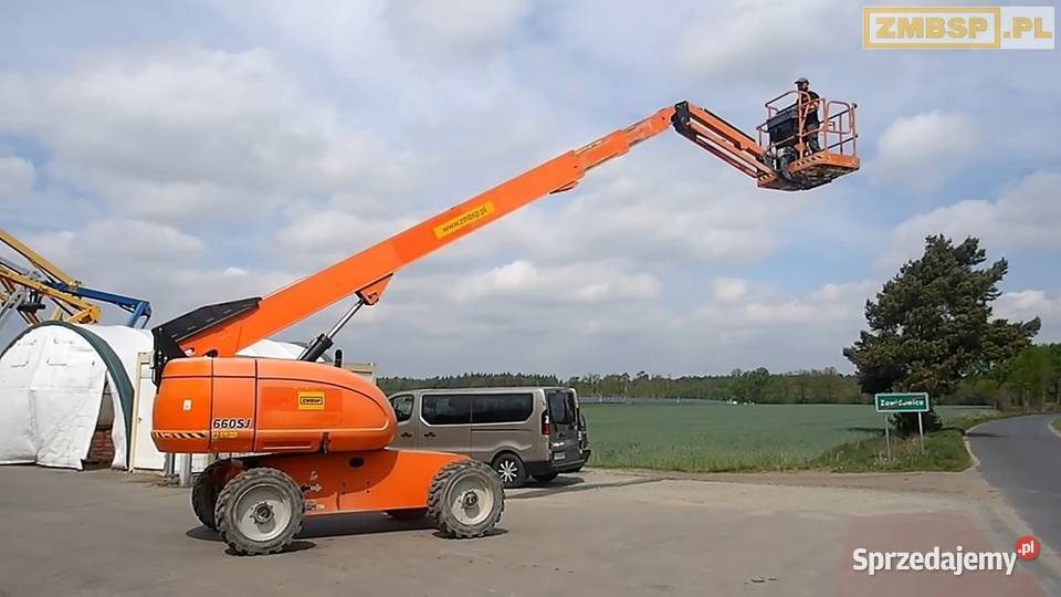 Podnośnik koszowy teleskopowy 22m JLG 660SJ 4x4 Pleszew