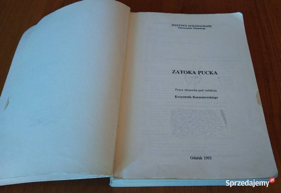 Zatoka Pucka praca zbiorowa pod red Krzysztofa Książki naukowe i popularnonaukowe Gdańsk
