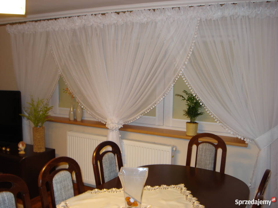 Piekny zestaw firan