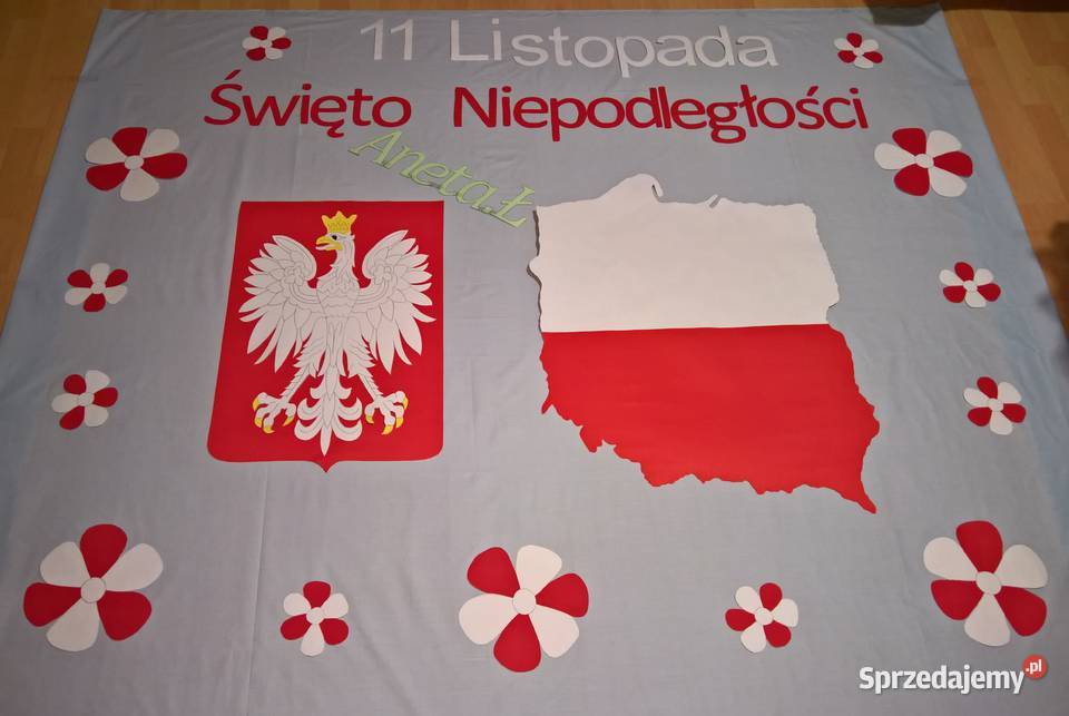 Dekoracja na 11Listopad Dzień Niepodległości z Garwolin