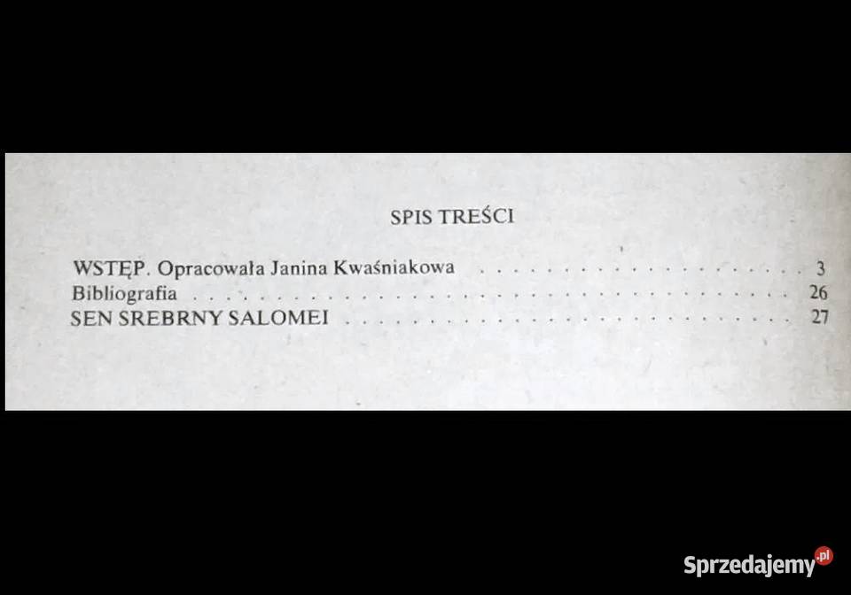 Sen srebrny Salomei Juliusz Słowacki Chełm