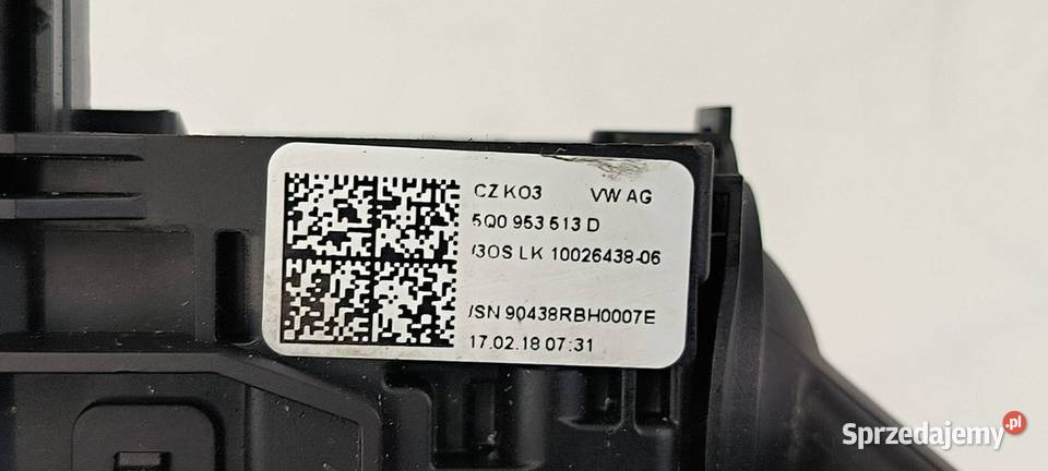 PRZEŁĄCZNIK ZESPOLONY SKODA OCTAVIA III kujawsko-pomorskie Lipno