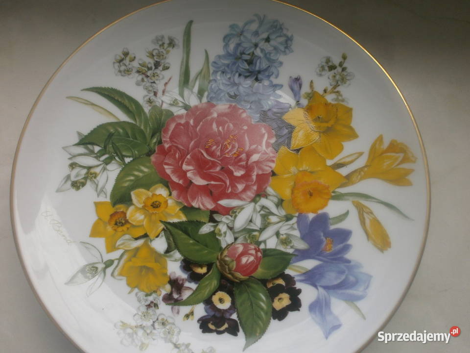 HUTSCHEUREUTHER piękny talerz Zielona Góra