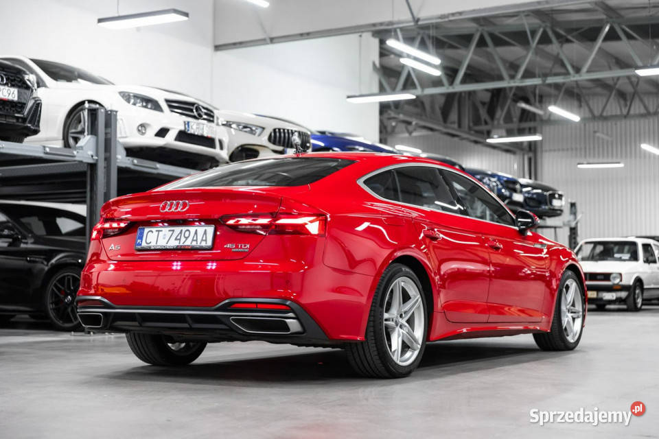 Audi A5 Sportback 30 TDI 231 Quattro Gwarancja czujnik parkowania Węgrzce