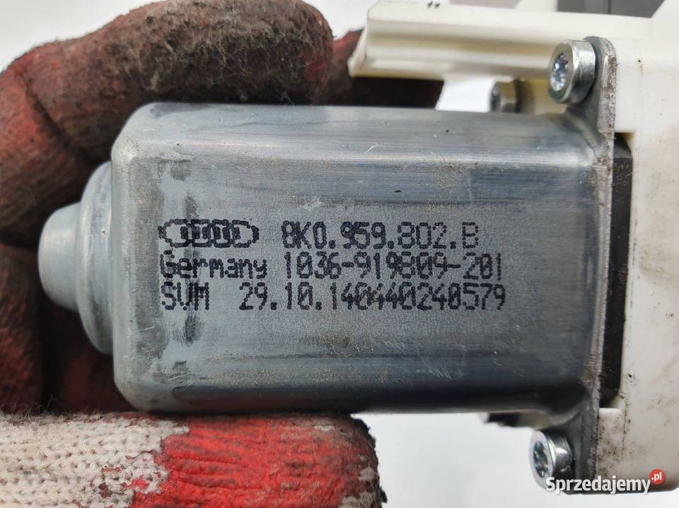 SILNICZEK SZYBY PP AUDI A8 L D4 8K0959802B Pozostałe