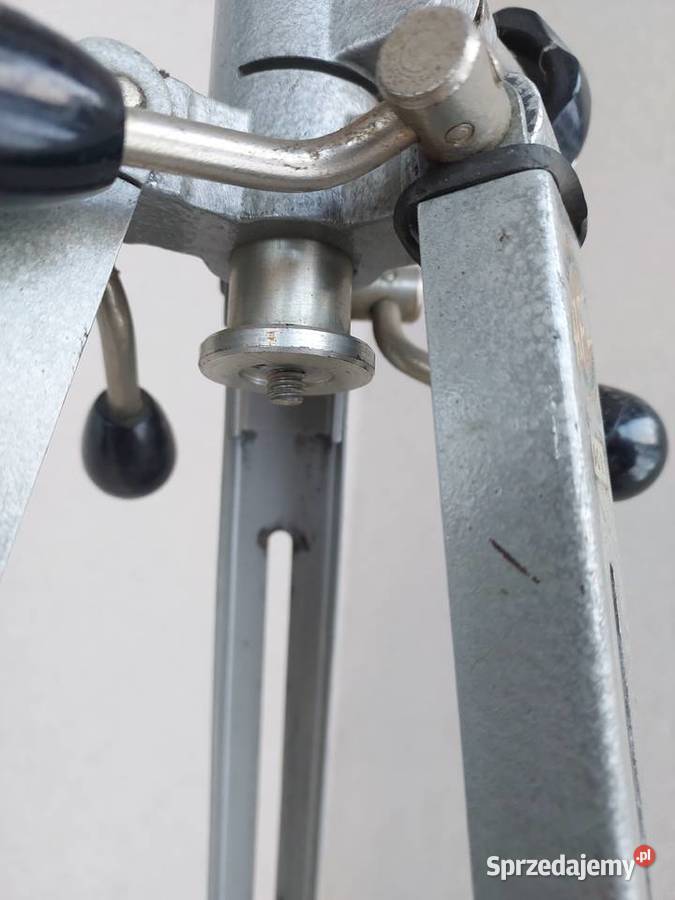 Stary solidny statyw fotograficzny stalowy pomorskie Tczew