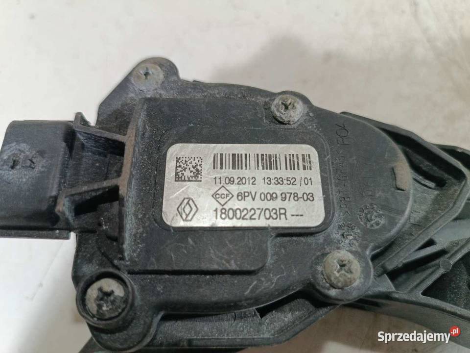 PEDAŁ GAZU POTENCJOMETR DACIA SANDERO II 09 TCE wielkopolskie