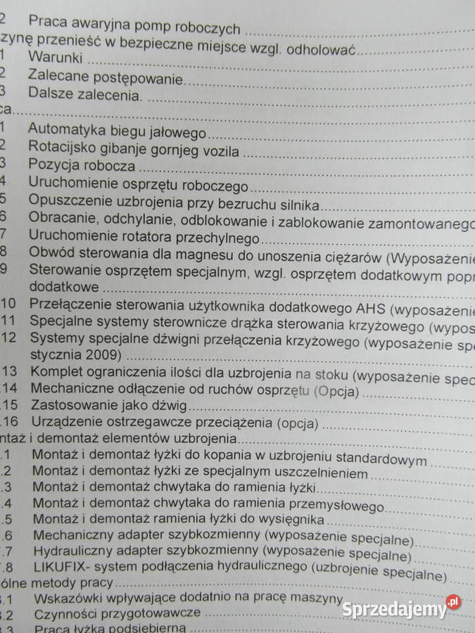 dtr instrukcja obsługi koparka liebherr r916 i Szczecin