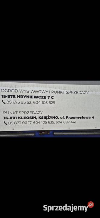 Obrzeża chodnikowe 4 Hryniewicze sprzedam