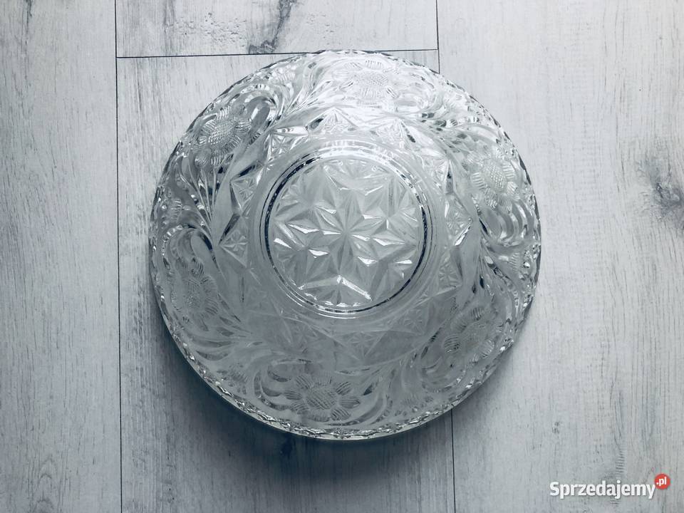Misa miska szklana PRL duża sprzedam