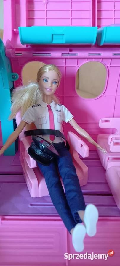 Samolot barbie lalka barbie pilotka Mattel Morzyczyn