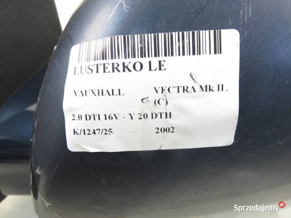 LUSTERKO LEWE VAUXHALL VECTRA Mk II Z36U sprzedam