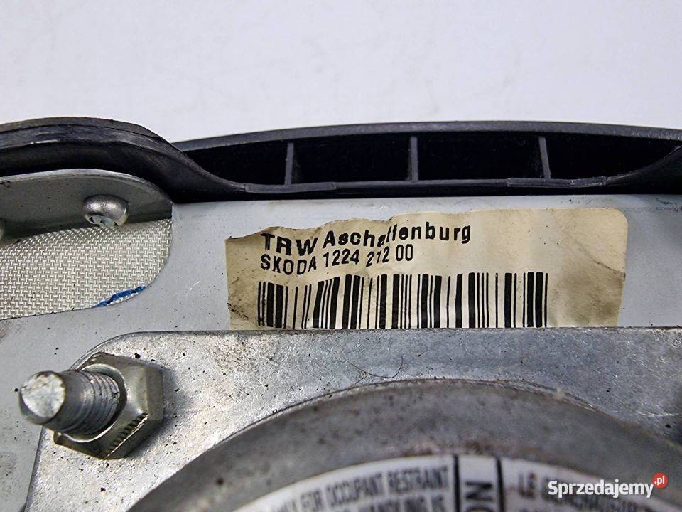 PODUSZKA AIRBAG SKODA FABIA I 122421200 osobowe kujawsko-pomorskie Lipno