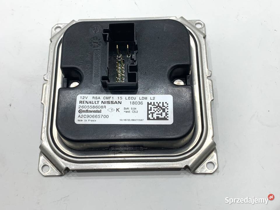 PRZETWORNICA XENON RENAULT CAPTUR I 260558608R sprzedam