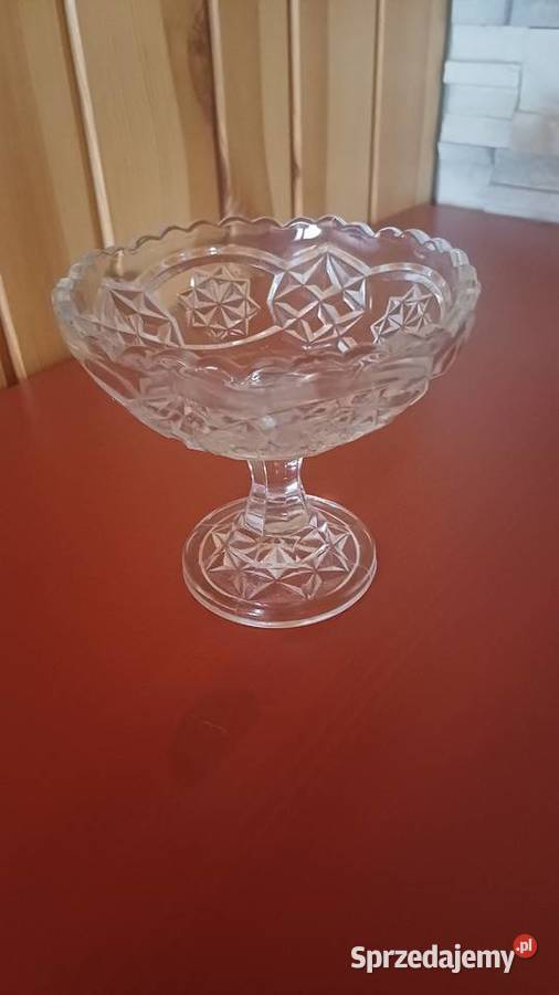 Cukiernicapatera ze szkła szlifowanego Warszawa sprzedam