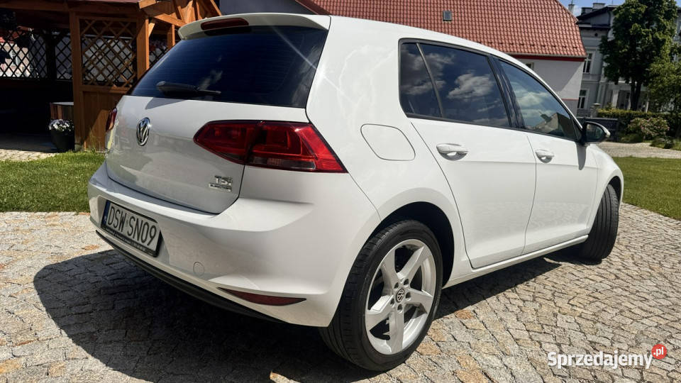 Volkswagen Golf VII 12 TSI 87 5drzwi Bały 2 kpl Rok produkcji 2013 Strzegom