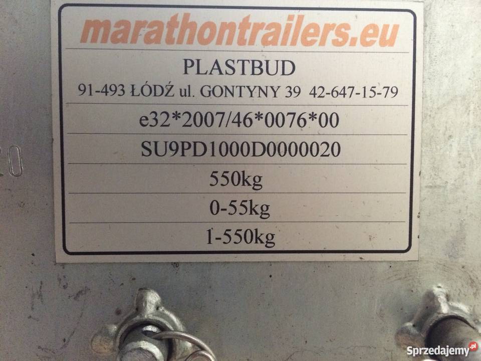 Przyczepka motocyklowa składana Pozostałe pomorskie