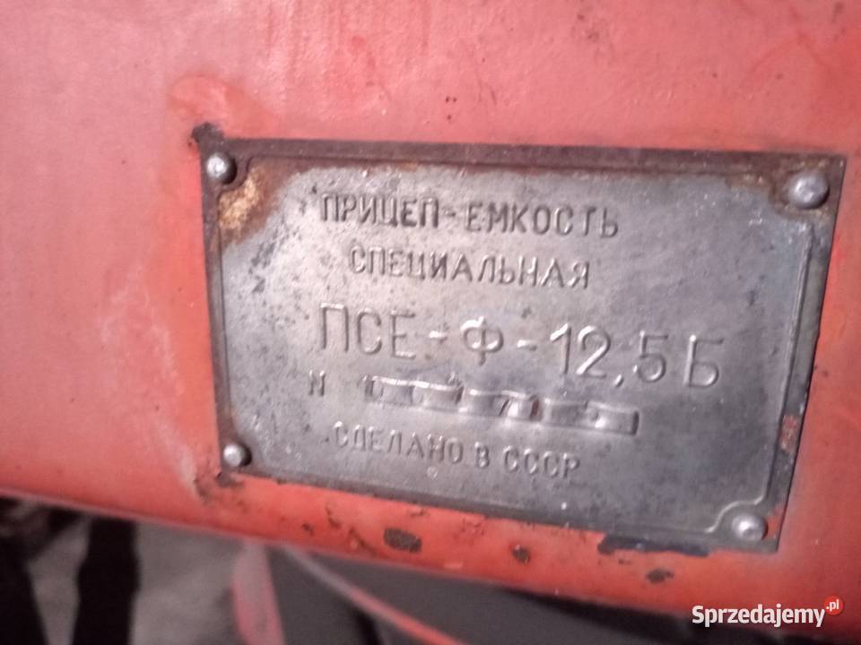 Przyczepa ciężarowa rolnicza Gosielmasz Przyczepy rolnicze Leźnica Wielka