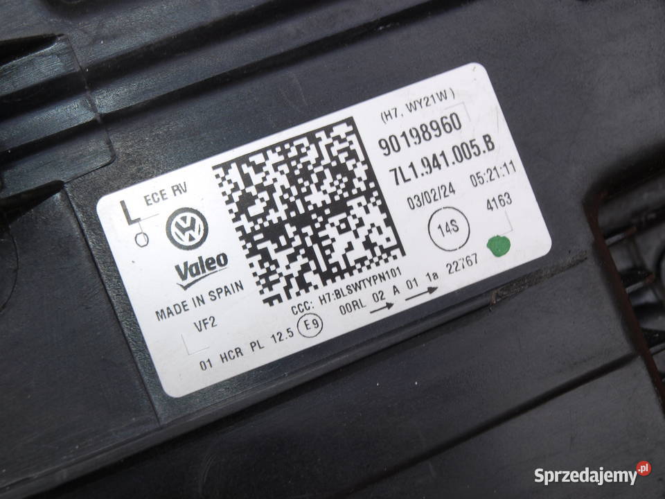 VW Transporter T6 Lift lampa lewa przód zwykła lewe Kalisz