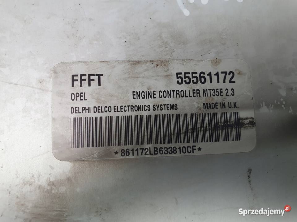 STEROWNIK SILNIKA Opel Zafira B Astra H III 16 Chełm
