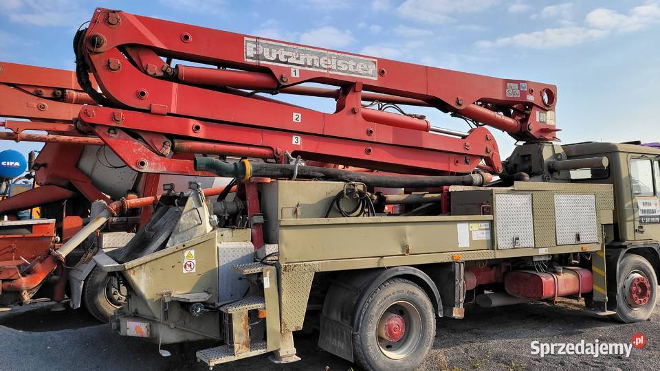Putzmeister 27m pompa do betonu MAN 18272 6871cm3 Kacice
