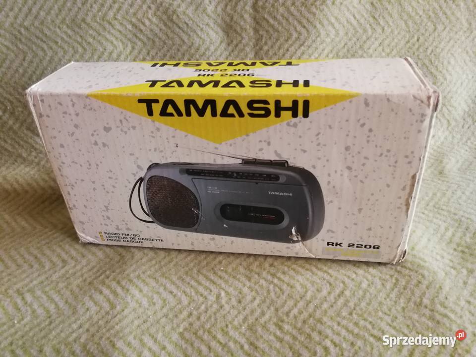 radio z magnetofonem kasetowym Tamashi Nowe