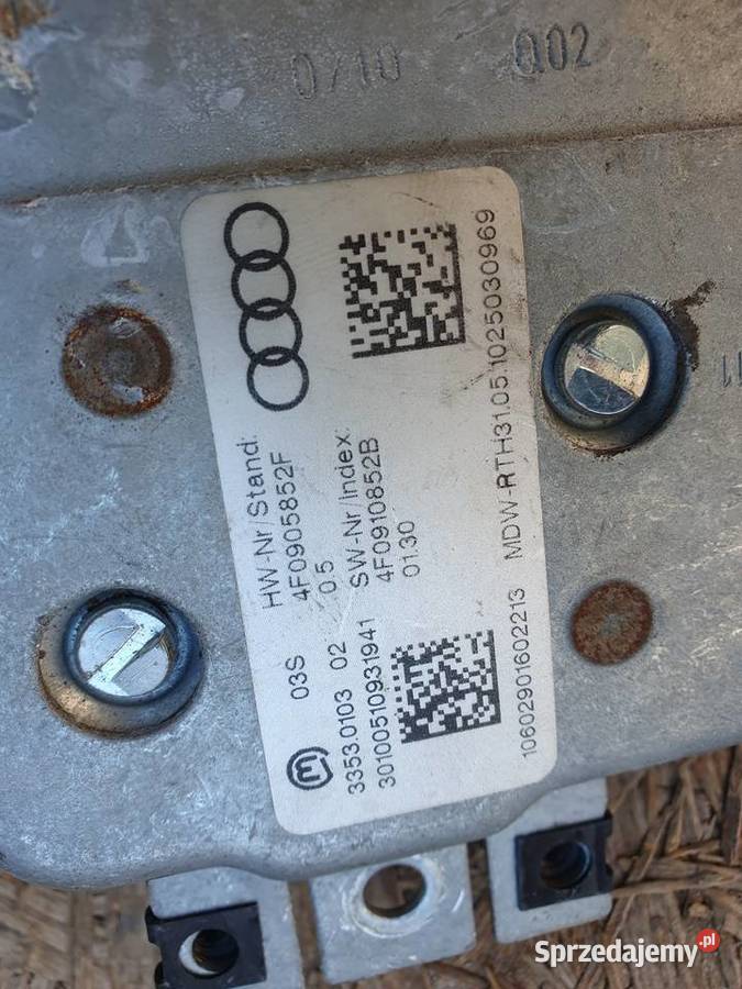 AUDI A6 C6 RYGIEL BLOKADA KOLUMNY KIEROWNICY wielkopolskie Międzychód