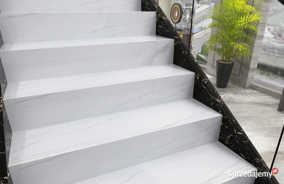 Płytki schodowe 120x30 MARMUR POLER glamour Łask