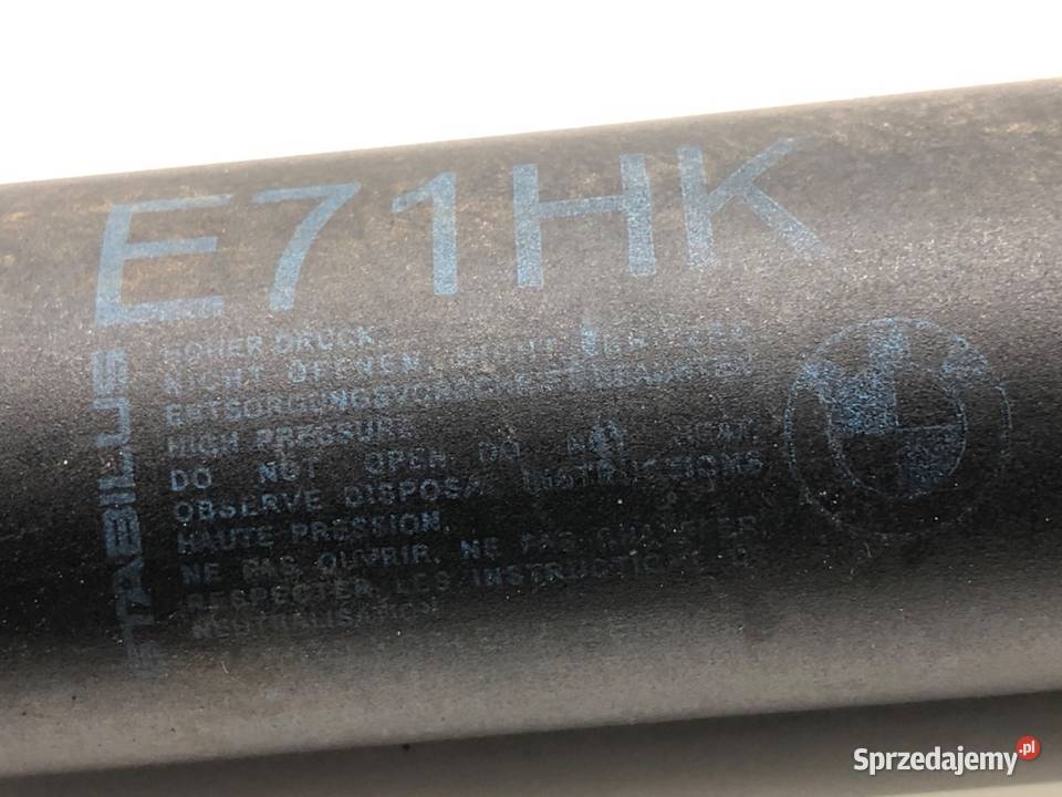 SIŁOWNIK TELESKOP KLAPY KOMPLET BMW E71 30 245 Karoseria sprzedam