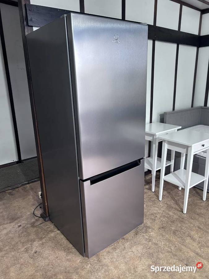 Lodówkozamrażarka Indesit srebrny INOX stal Rybnik sprzedam