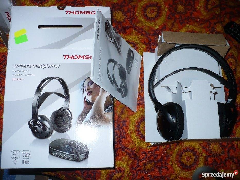 Słuchawki bezprzewodowe THOMSON WHP1211 nowe Złotów