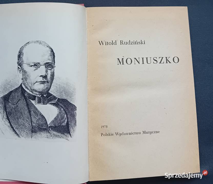 Witold Rudziński Moniuszko PWM 1987 r Wydanie V Koźminek sprzedam