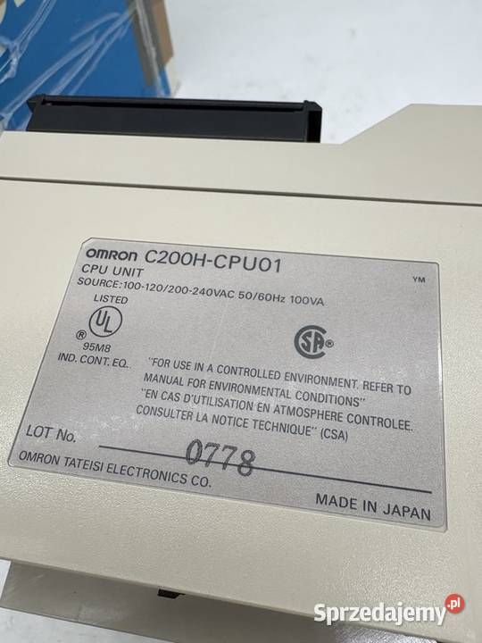 Omron SYSMAC C200HCPU01 CPU Unit C200HMR431 mazowieckie Warszawa