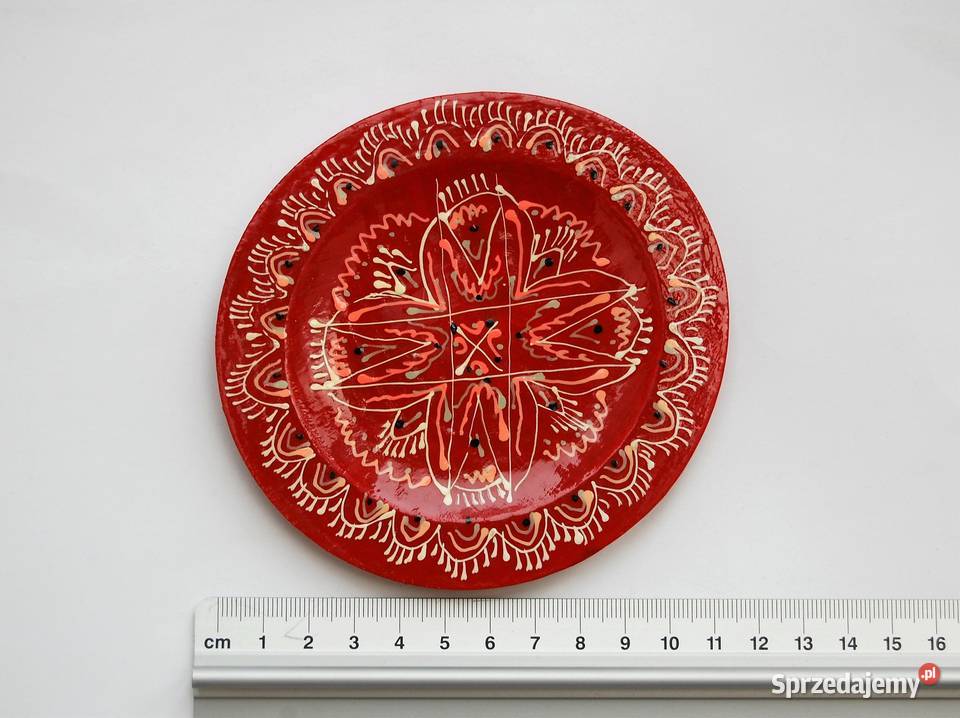Podstawka drewniana malowana na pisanki Ukraina lubelskie Lublin