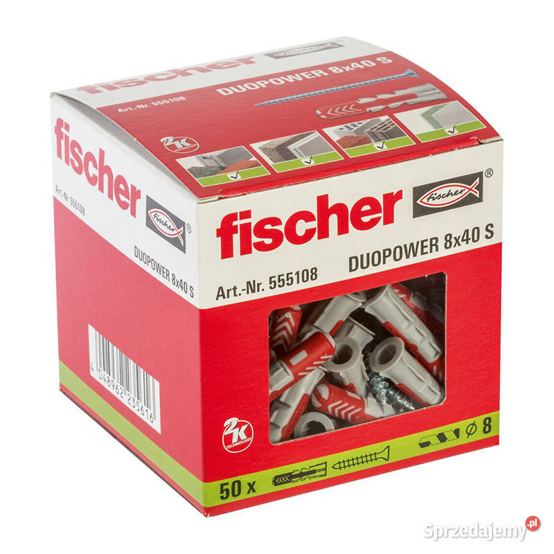 FISCHER Kołek DuoPower 8x40mm S 50 Kielce sprzedam