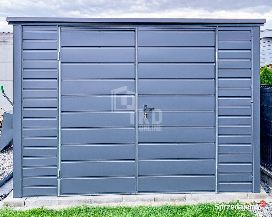 Schowek Domek ogrodowy 3x4m Brama dwuskrzydłowa Domki narzędziowe łódzkie Sieradz