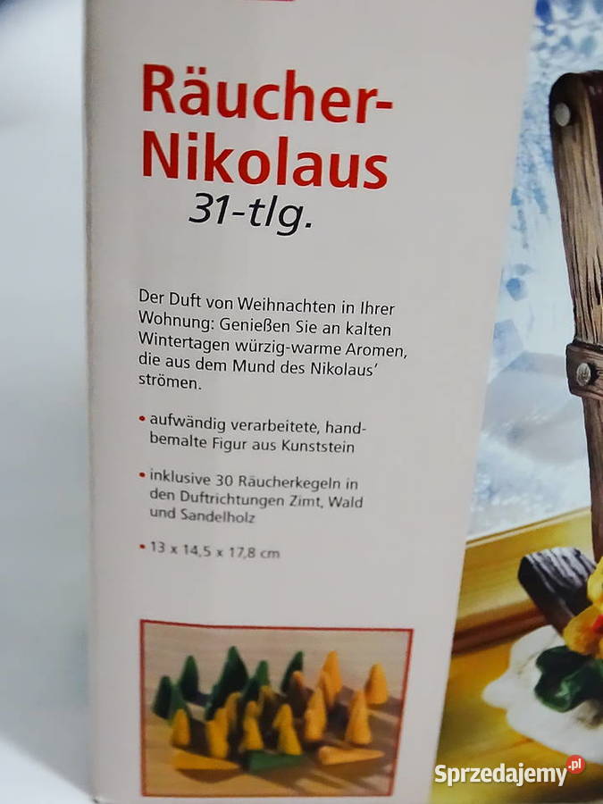 Figurka świąteczna RucherNikolaus ręcznie Biłgoraj