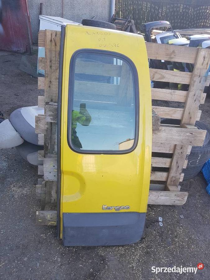 Drzwi Boczne Tylne Żółte Renault Kangoo 15 dci